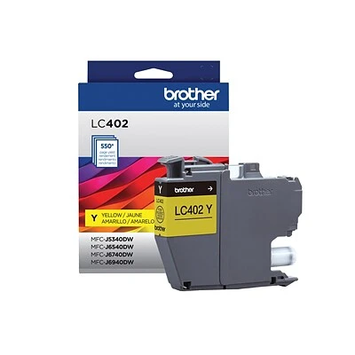 Brother LC402 Yellow Standard Yield Ink Cartridge (LC402YS) 4 Brother LC402 Yellow Standard Yield Ink Cartridge (LC402YS) - Image 2