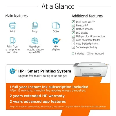 Printers HP DeskJet 2755e All-in-One Wireless Color Printer With 1 Full Year Free Ink With HP+ 5 Printers HP DeskJet 2755e All-in-One Wireless Color Printer With 1 Full Year Free Ink With HP+ - Image 3
