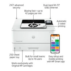 Printers HP LaserJet Pro 4001dwe Wireless Black & White Printer With Bonus 3 Months Instant Ink (2Z601E#BGJ) 5 Printers HP LaserJet Pro 4001dwe Wireless Black & White Printer With Bonus 3 Months Instant Ink (2Z601E#BGJ) -Avery shop 44BB6638 E665 4447 8298E1A42D7D3758 s7