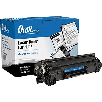 Quill Brand® Remanufactured Black Standard Yield Laser Toner Cartridge Replacement for HP 85A (CE285A) (Lifetime Warranty) Quill Brand® Remanufactured Black Standard Yield Laser Toner Cartridge Replacement For HP 85A (CE285A) (Lifetime Warranty) -Avery shop 500601 s7