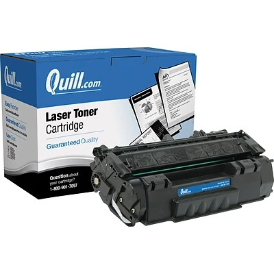 Quill Brand® Remanufactured Black Standard Yield Toner Cartridge Replacement For HP 53A (Q7553A) (Lifetime Warranty) 3 Quill Brand® Remanufactured Black Standard Yield Toner Cartridge Replacement For HP 53A (Q7553A) (Lifetime Warranty)