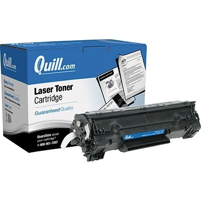 Quill Brand® Remanufactured Black Standard Yield Toner Cartridge Replacement for HP 36A (CB436A) (Lifetime Warranty) Quill Brand® Remanufactured Black Standard Yield Toner Cartridge Replacement For HP 36A (CB436A) (Lifetime Warranty) -Avery shop 504589 s7