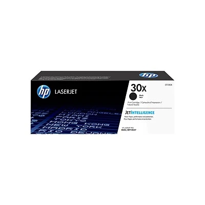 HP 30X Black High Yield Toner Cartridge 3 HP 30X Black High Yield Toner Cartridge