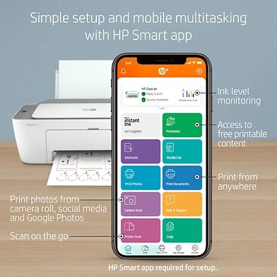 Printers HP DeskJet 2755e All-in-One Wireless Color Printer With 1 Full Year Free Ink With HP+ 6 Printers HP DeskJet 2755e All-in-One Wireless Color Printer With 1 Full Year Free Ink With HP+ - Image 4
