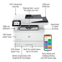 Printers HP LaserJet Pro MFP 4101fdne Black & White Printer, HP+ Smart Office, Fax, Bonus 3 Months Instant Ink (2Z618E#BGJ) 5 Printers HP LaserJet Pro MFP 4101fdne Black & White Printer, HP+ Smart Office, Fax, Bonus 3 Months Instant Ink (2Z618E#BGJ) -Avery shop 799D60C4 848C 4752 A4588B558E691332 s7