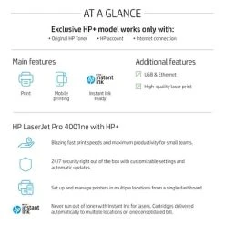 Printers HP LaserJet Pro 4001ne Black & White Printer With Bonus 3 Months Instant Ink (2Z599E#BGJ) 6 Printers HP LaserJet Pro 4001ne Black & White Printer With Bonus 3 Months Instant Ink (2Z599E#BGJ) -Avery shop AA112DC1 05F0 4194 BCF17C2DB1EFE79A s7