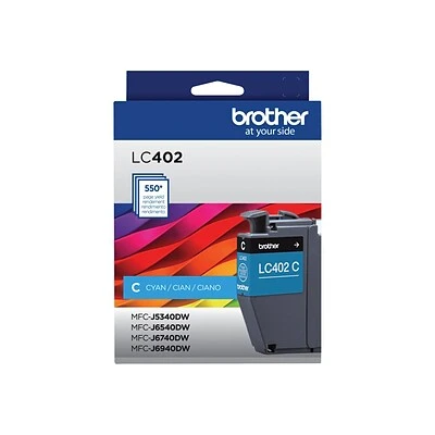 Brother LC402 Cyan Standard Yield Ink Cartridge (LC402CS) 5 Brother LC402 Cyan Standard Yield Ink Cartridge (LC402CS) - Image 3