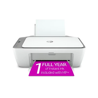 Printers HP DeskJet 2755e All-in-One Wireless Color Printer With 1 Full Year Free Ink With HP+ 3 Printers HP DeskJet 2755e All-in-One Wireless Color Printer With 1 Full Year Free Ink With HP+