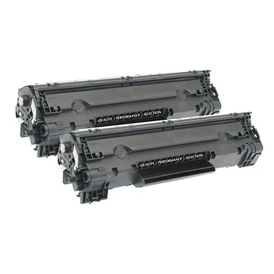 Quill Brand® Remanufactured Black Standard Yield Toner Cartridge Replacement for HP 35A (CB435D), 2/Pack (Lifetime Warranty) Quill Brand® Remanufactured Black Standard Yield Toner Cartridge Replacement For HP 35A (CB435D), 2/Pack (Lifetime Warranty) -Avery shop m005568921 s7