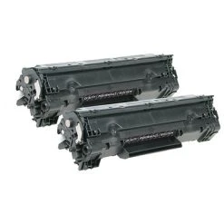 Quill Brand® Remanufactured Black Standard Yield Toner Cartridge Replacement For HP 36A (CB436D), 2/Pack (Lifetime Warranty)