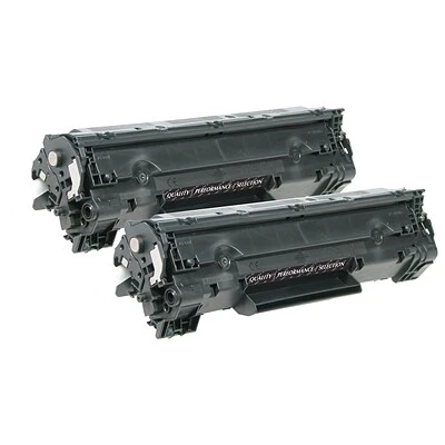Quill Brand® Remanufactured Black Standard Yield Toner Cartridge Replacement for HP 36A (CB436D), 2/Pack (Lifetime Warranty) Quill Brand® Remanufactured Black Standard Yield Toner Cartridge Replacement For HP 36A (CB436D), 2/Pack (Lifetime Warranty) -Avery shop m005568922 s7