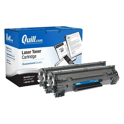 Quill Brand® Remanufactured Black Standard Yield Toner Cartridge Replacement for HP 83A (CF283AD), 2/Pack (Lifetime Warranty) Quill Brand® Remanufactured Black Standard Yield Toner Cartridge Replacement For HP 83A (CF283AD), 2/Pack (Lifetime Warranty) -Avery shop m006506989 s7