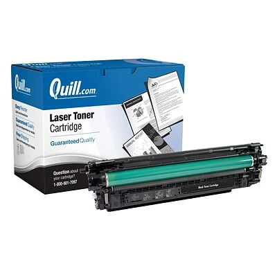 Quill Brand® Remanufactured Black Standard Yield Toner Cartridge Replacement for HP 508A (CF360A) (Lifetime Warranty) Quill Brand® Remanufactured Black Standard Yield Toner Cartridge Replacement For HP 508A (CF360A) (Lifetime Warranty) -Avery shop m007172008 s7