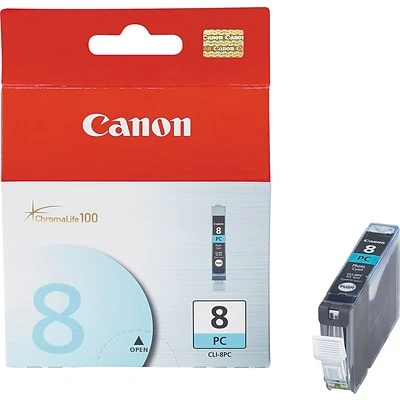 Canon CLI-8 Photo Cyan Standard Yield Ink Cartridge (0624B002AA) 3 Canon CLI-8 Photo Cyan Standard Yield Ink Cartridge (0624B002AA)