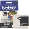 Brother LC-51BK Black Standard Yield Ink Cartridge 2 Brother LC-51BK Black Standard Yield Ink Cartridge -Avery shop s0141395 s7