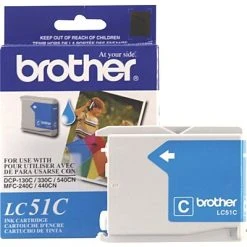 Brother LC51C Cyan Standard Ink Cartridge