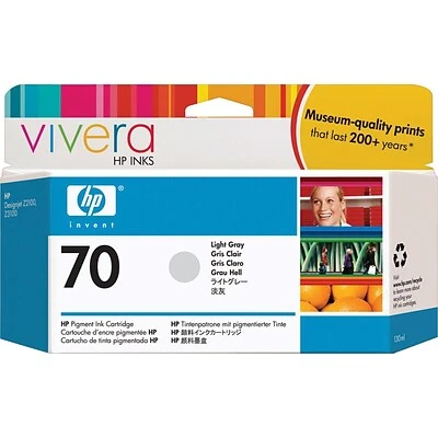 HP 70 Light Gray Standard Yield Ink Cartridge (C9451A) HP 70 Light Gray Standard Yield Ink Cartridge (C9451A) -Avery shop s0216058 s7