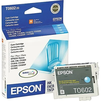Epson T60 Cyan Standard Yield Ink Cartridge Epson T60 Cyan Standard Yield Ink Cartridge -Avery shop s0229974 s7