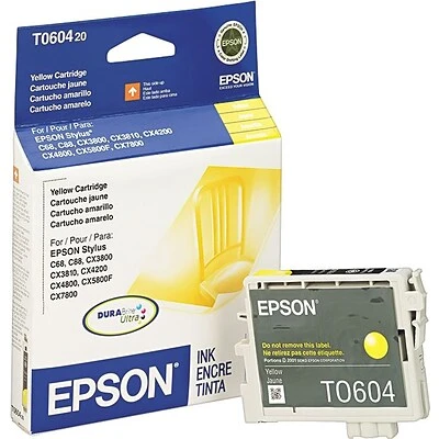 Epson T60 Yellow Standard Yield Ink Cartridge Epson T60 Yellow Standard Yield Ink Cartridge -Avery shop s0229976 s7
