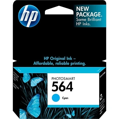 HP 564 Cyan Standard Yield Ink Cartridge (CB318WN#140) HP 564 Cyan Standard Yield Ink Cartridge (CB318WN#140) -Avery shop s0348033 s7