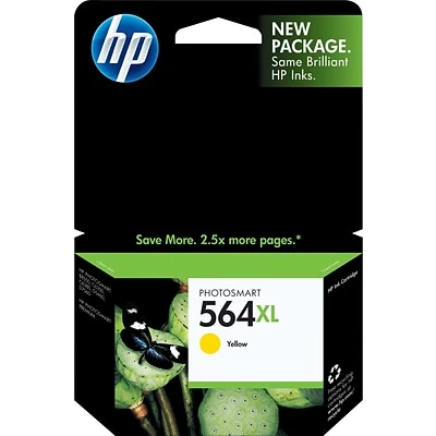 HP 564XL Yellow High Yield Ink Cartridge (CB325WN#140) HP 564XL Yellow High Yield Ink Cartridge (CB325WN#140) -Avery shop s0348039 s7