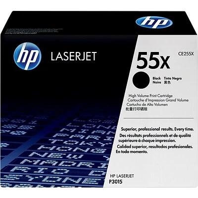HP 55X Black High Yield Toner Cartridge (CE255X) HP 55X Black High Yield Toner Cartridge (CE255X) -Avery shop s0382885 s7