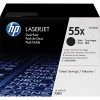 HP 55X Black High Yield Toner Cartridge, 2/Pack (CE255XD) 2 HP 55X Black High Yield Toner Cartridge, 2/Pack (CE255XD) -Avery shop s0400944 s7
