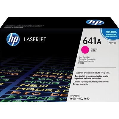 HP 641A Magenta Standard Yield Toner Cartridge (C9723A) HP 641A Magenta Standard Yield Toner Cartridge (C9723A) -Avery shop s0402855 s7