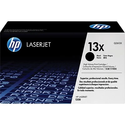 HP 13X Black High-Yield Toner Cartridge (Q2613X) HP 13X Black High-Yield Toner Cartridge (Q2613X) -Avery shop s0416201 s7