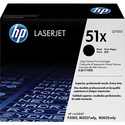 HP 51X Black High Yield Toner Cartridge HP 51X Black High Yield Toner Cartridge -Avery shop s0425573 s7