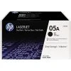 HP 05A Black Standard Yield Toner Cartridge, 2/Pack (CE505D)