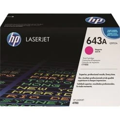 HP 643A Magenta Standard Yield Toner Cartridge (Q5953A)