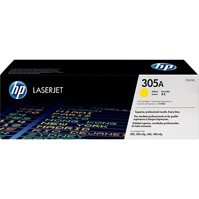 HP 305A Yellow Standard Yield Toner Cartridge (CE412A) HP 305A Yellow Standard Yield Toner Cartridge (CE412A) -Avery shop s0465081 s7