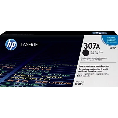 HP 307A Black Standard Yield Toner Cartridge (CE740A) HP 307A Black Standard Yield Toner Cartridge (CE740A) -Avery shop s0481760 s7