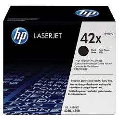 HP 42X Black High Yield Toner Cartridge (Q5942X)