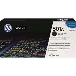 HP 501A Black Standard Yield Toner Cartridge (Q6470A)