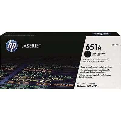 HP 651A Black Standard Yield Toner Cartridge (CE340A) HP 651A Black Standard Yield Toner Cartridge (CE340A) -Avery shop s0565696 s7