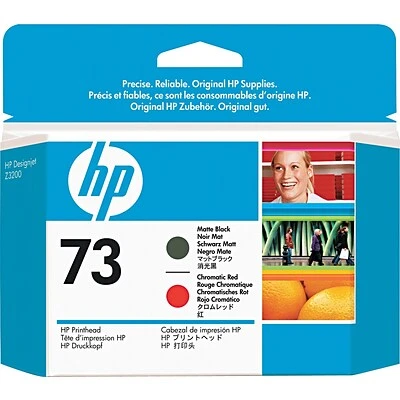HP 73 Black Matte/Chromatic Red Printhead Cartridge HP 73 Black Matte/Chromatic Red Printhead Cartridge -Avery shop s0575209 s7