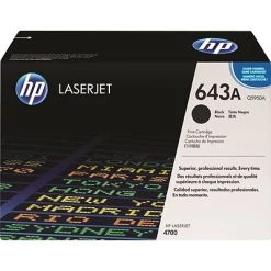 HP 643A Black Standard Yield Toner Cartridge (Q5950A)