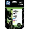 HP 950XL/951 Black High Yield And Cyan/Magenta/Yellow Standard Yield Ink Cartridge, 4/Pack (C2P01FN#140) 2 HP 950XL/951 Black High Yield And Cyan/Magenta/Yellow Standard Yield Ink Cartridge, 4/Pack (C2P01FN#140) -Avery shop s0692615 s7