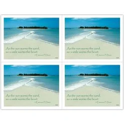 Medical Arts Press Generic Laser Postcards Generic Postcards; For Laser Printer; Ocean Beach, 100/Pk