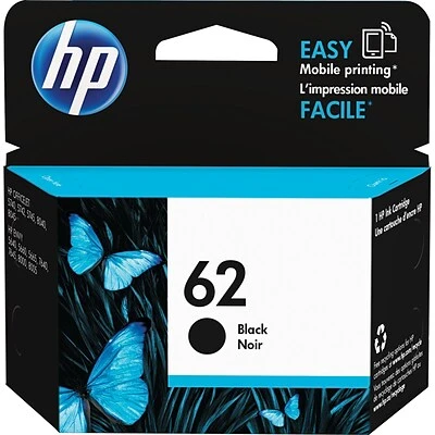 HP 62 Black Standard Yield Ink Cartridge (C2P04AN#140) HP 62 Black Standard Yield Ink Cartridge (C2P04AN#140) -Avery shop s0864214 s7