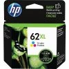 HP 62XL Tri-Color High Yield Ink Cartridge (C2P07AN#140) 2 HP 62XL Tri-Color High Yield Ink Cartridge (C2P07AN#140) -Avery shop s0864217 s7