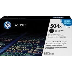HP 504X Black High Yield Toner Cartridge (CE250X)
