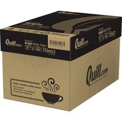 Quill Brand® 24lb. Laser Paper Quill Brand® 8.5" X 11" Laser & Inkjet Print Paper, 24 Lbs., 98 Brightness, 500 Sheets/Ream, 10 Reams/Carton (720423CT) 7 Quill Brand® 24lb. Laser Paper Quill Brand® 8.5" X 11" Laser & Inkjet Print Paper, 24 Lbs., 98 Brightness, 500 Sheets/Ream, 10 Reams/Carton (720423CT) -Avery shop s0969041 s7