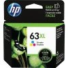 HP 63XL Tri-Color High Yield Ink Cartridge (F6U63AN#140) 2 HP 63XL Tri-Color High Yield Ink Cartridge (F6U63AN#140) -Avery shop s0970396 s7