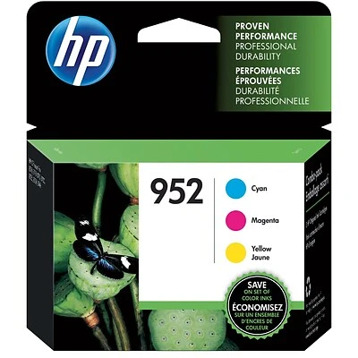 HP 952 Cyan/Magenta/Yellow Standard Yield Ink Cartridge, 3/Pack (N9K27AN#140) HP 952 Cyan/Magenta/Yellow Standard Yield Ink Cartridge, 3/Pack (N9K27AN#140) -Avery shop s1004823 s7