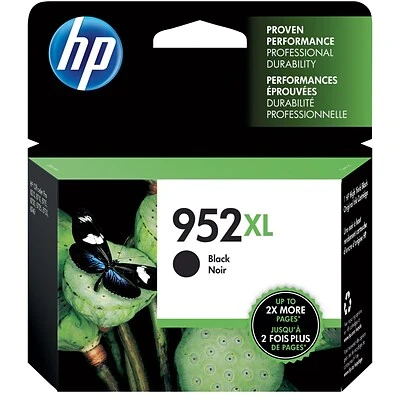 HP 952XL Black High Yield Ink Cartridge (F6U19AN#140), print up to 2000 pages HP 952XL Black High Yield Ink Cartridge (F6U19AN#140), Print Up To 2000 Pages -Avery shop s1004828 s7