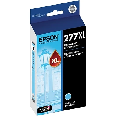 Epson T277XL Light Cyan High Yield Ink Cartridge Epson T277XL Light Cyan High Yield Ink Cartridge -Avery shop s1005675 s7