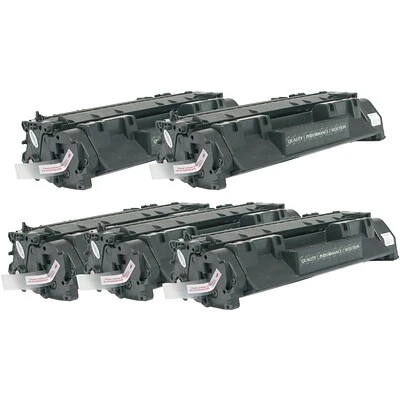 Quill Brand® Remanufactured Black Standard Yield Toner Cartridge Replacement for HP 05A (CE505A), 5/Pack (Lifetime Warranty) Quill Brand® Remanufactured Black Standard Yield Toner Cartridge Replacement For HP 05A (CE505A), 5/Pack (Lifetime Warranty) -Avery shop s1033253 s7